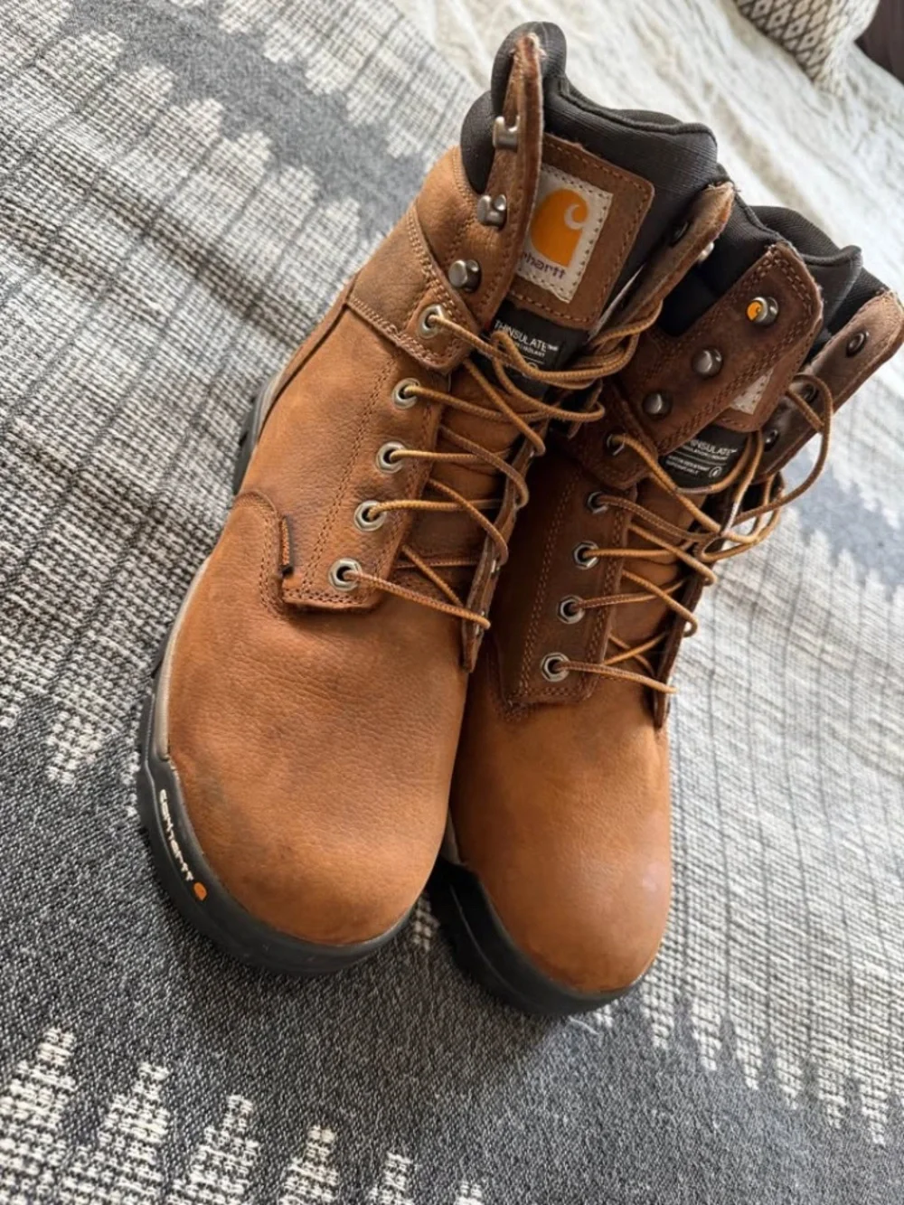 NEW SIZE 8.5 Carhartt Men’s CME8047 Ground Force 8’’ waterproof soft toe boot